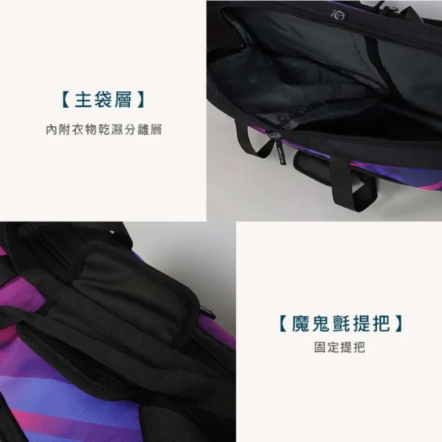 【VICTOR 勝利體育】手提矩形包-拍包袋 羽毛球 裝備袋 勝利 黑銀藍紫粉(BR9613CJ)