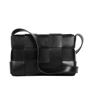 VERTEX嚴選羊皮時尚編織相機包