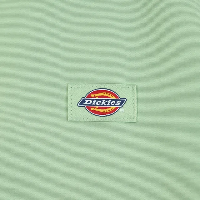 【Dickies】男款靜逸綠防潑水梭織材質立領教練外套｜DK012262F92