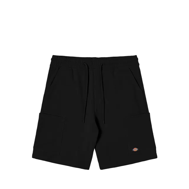 【Dickies】男款黑色純棉抽繩收腰口袋短褲｜DK011593BLK