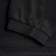 【LE COQ SPORTIF 公雞】高爾夫系列 男款黑色拼色刺繡POLO長袖棉衫 QGS2T107