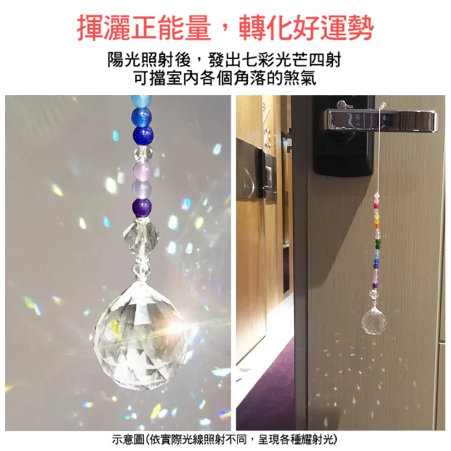 【A1 寶石】時尚白水晶球五行七脈輪晶鑽吊飾-同葫蘆/五帝錢/山海鎮功效