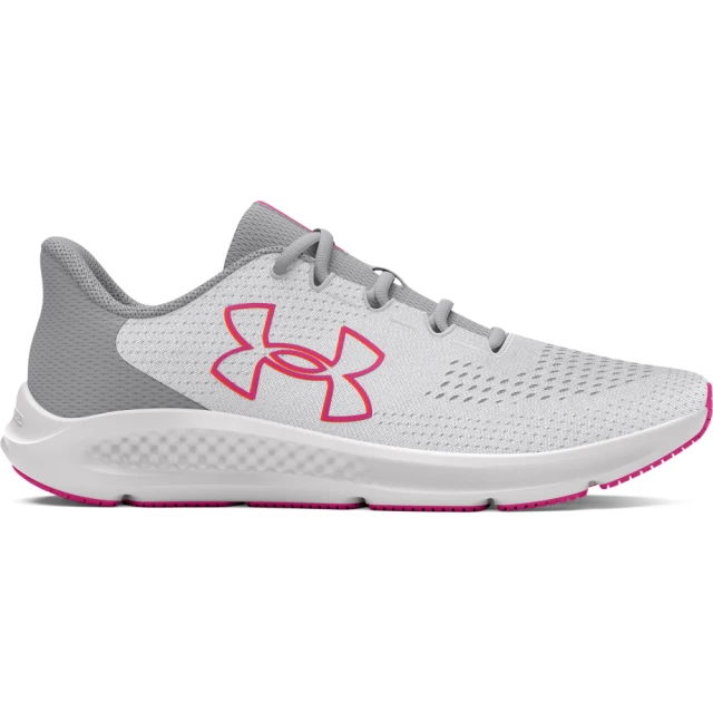 UNDER ARMOURUNDER ARMOUR 女 Charged Pursuit 3 BL 慢跑鞋_3026523-106(灰色)