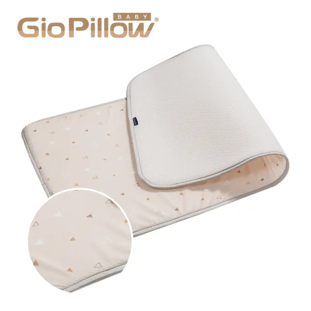 【GIO Pillow】中床 60×120cm 超透氣排汗嬰兒床墊 M號(透氣床墊 可水洗床墊 嬰兒床墊 彌月禮)