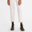【LEVIS 官方旗艦】MOJ 日本製布料 女款 復古高腰廓型牛仔長褲 白 熱賣單品 75645-0018