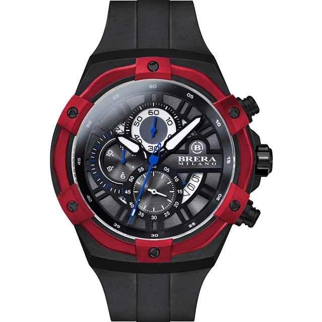 BRERA 布雷拉BRERA 布雷拉 義大利 米蘭精品 SUPERSPORTIVO EVO 時尚運動風 三眼時計腕錶(BMSSQC4503B)