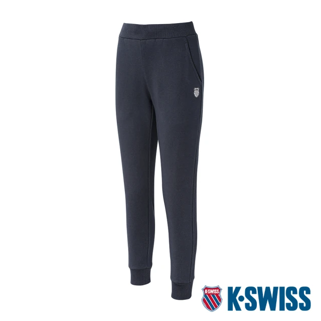 K-SWISSK-SWISS 棉質毛圈運動長褲 Basic Sweat Pants-男-灰(109360-057)