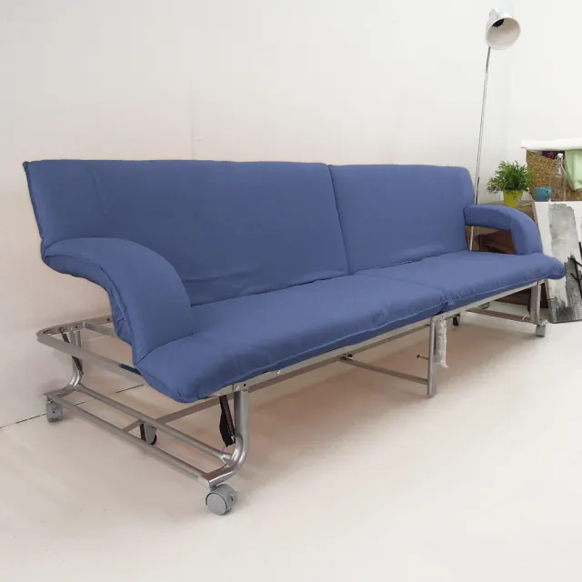 【台客嚴選】移動式可收納多功能沙發床椅(單人沙發床椅 簡易單人床 收納床 沙發床 沙發 免組裝)