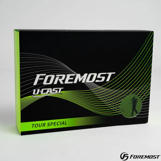 【Foremost】Pro-Tour X3 蘋果綠 三層球 高爾夫球(2024款  色球 漸變球 超遠距)