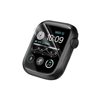 【裸機質感】Apple Watch 保護貼 9/8/7/6/5/4 3D曲面貼膜 40/41/44/45mm 透明水凝膜 手錶螢幕保護貼