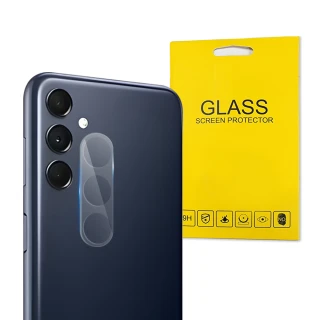 【YANG YI 揚邑】Samsung Galaxy M14 防爆防刮弧邊3D一體包覆 9H鏡頭鋼化玻璃膜保護貼
