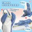 【捕夢網】鯊魚睡毯 2XL號(睡衣 睡毯 午睡毯 法蘭絨 鯊魚睡衣 行動睡袋 惡搞睡衣 居家睡袋)