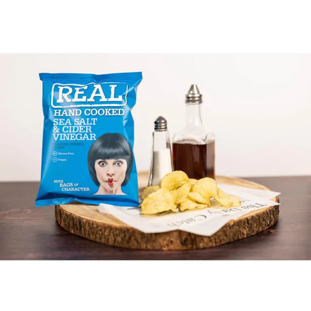 【英國REAL洋芋片】海鹽酸醋口味洋芋片