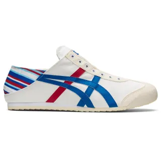 【Onitsuka Tiger】鬼塚虎 官方旗艦店 MEXICO 66 PARATY 休閒鞋/踩腳鞋/懶人鞋 白色(1183C316-100)