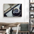 【菠蘿選畫所】來一杯咖啡 - 42x60cm(攝影咖啡裝飾掛畫/咖啡店裝飾/廚房掛畫/開店送禮)