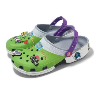 【Crocs】洞洞鞋 Toy Story Buzz Classic Clog 男女鞋 灰藍 巴斯光年克駱格 卡駱馳(2095450ID)