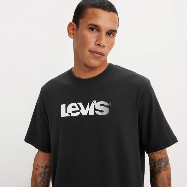 【LEVIS 官方旗艦】男款 LOGO舒適版型短袖Tee恤 人氣新品 16143-1332