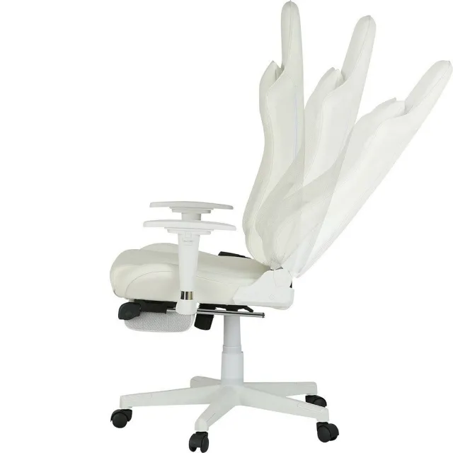 【NITORI 宜得利家居】電競椅 電腦椅 辦公椅 GM709 WH/WH 腳凳(電競椅 電腦椅 辦公椅 腳凳 GM709)