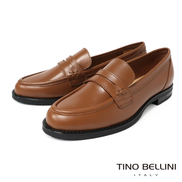 TINO BELLINI 貝里尼TINO BELLINI 貝里尼 義大利進口全真皮便仕樂福鞋FYLV030B(咖啡)