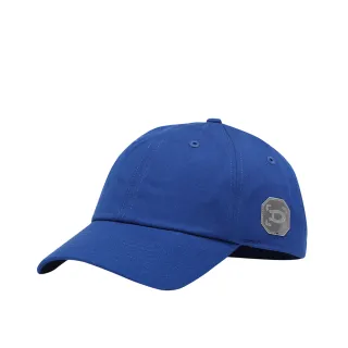 【Dickies】男女款寶石藍純棉側邊Logo徽章棒球帽｜DK010900SOB