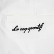 【LE COQ SPORTIF 公雞】高爾夫系列 女款白色百摺設計修身彈力短裙 QLS8T701