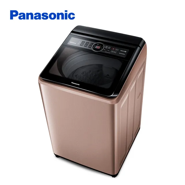 【Panasonic 國際牌】15公斤變頻直立式洗衣機-玫瑰金(NA-V150MT-PN)
