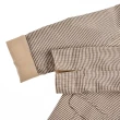 【ILEY 伊蕾】高質感千鳥織蔥格紋造型西裝外套(卡其色；M-XL；1224024751)