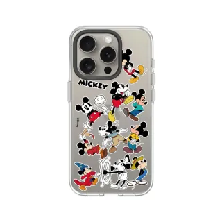 【RHINOSHIELD 犀牛盾】iPhone 15/Plus/15 Pro/Max Clear透明防摔手機殼/米奇系列-各種米奇(迪士尼)