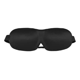 【Travelon】3D立體無痕眼罩 黑(睡眠眼罩 遮光眼罩)