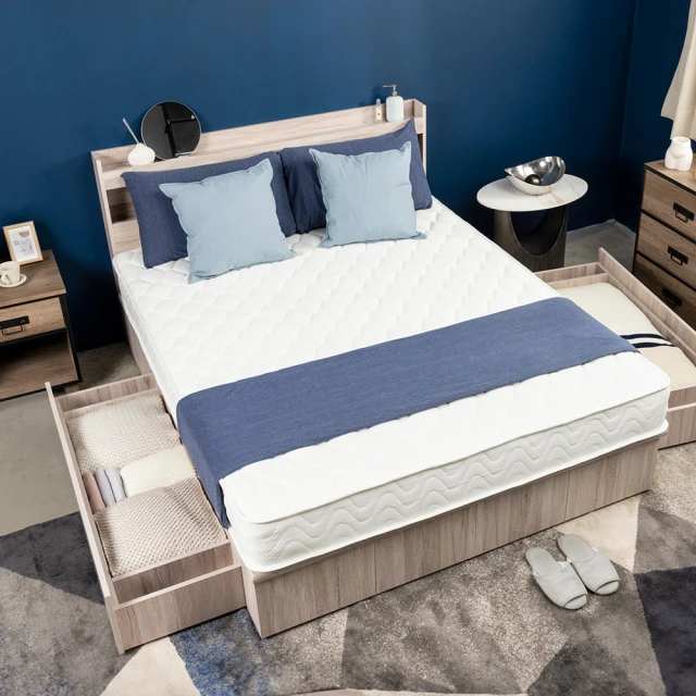 藍色的熊 CD-0369全鐵床架 3尺(全鐵床 單人床 床架