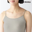 【MUJI 無印良品】女清爽舒適棉質輕薄細肩帶(共4色)