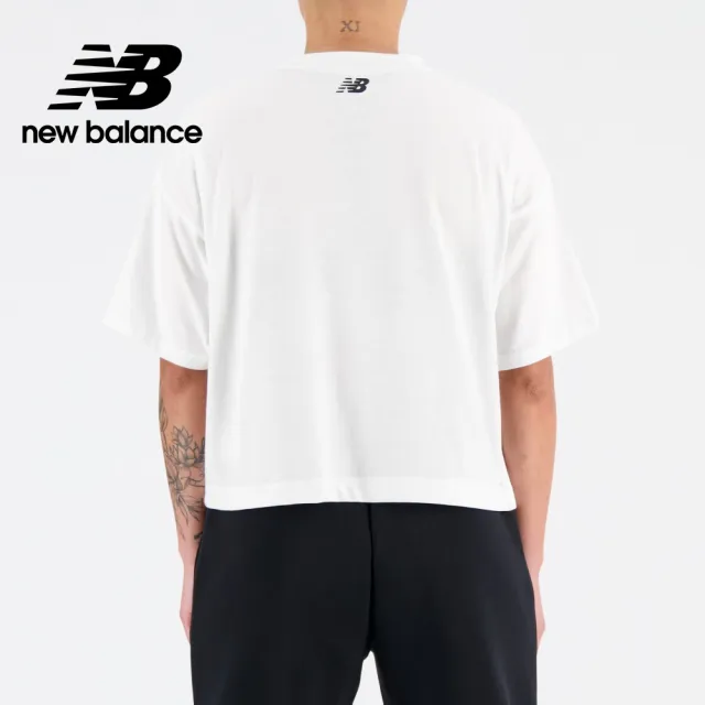 【NEW BALANCE】NB 涼感短版圓領短袖上衣_女性_白色_WT33172WT(美版 版型偏大)