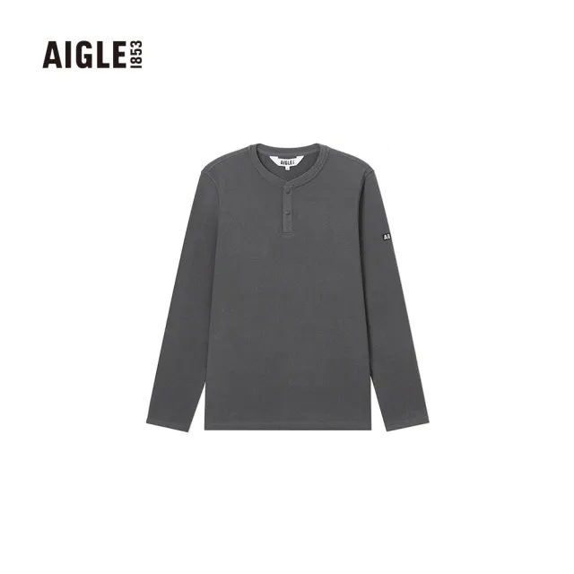 【AIGLE】男短刷毛保暖罩衫AG-3A117 三色(男上衣 P/T短刷毛 保暖上衣)