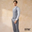 【SST&C 新品９折】灰色威爾斯格紋裁縫西裝背心0512402001
