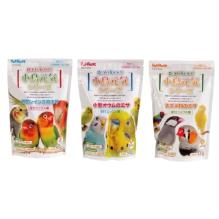 【PETBEST】小鳥元氣系列飼料 500g/包 三款可挑選(鳥飼料 雀科 虎皮鸚鵡 長尾鸚鵡)