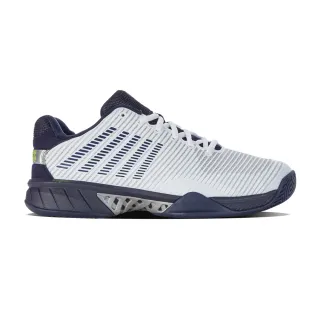 【K-SWISS】透氣輕量網球鞋 Hypercourt Express 2-男-白/藍(06613-177)