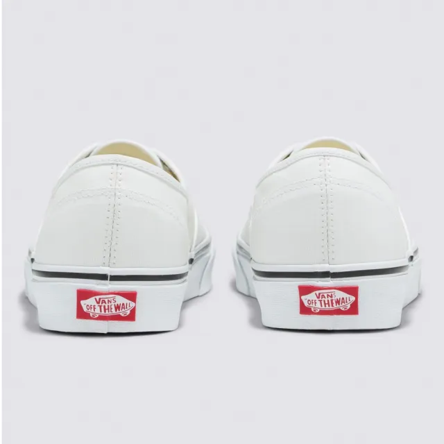 【VANS 官方旗艦】Authentic 男女款白色夜光滑板鞋/休閒鞋/帆布