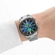 【CITIZEN 星辰】GENTS系列 千彩之海限定款 電波對時 鈦金屬 光動能計時腕錶 母親節 禮物(AT8188-64L)