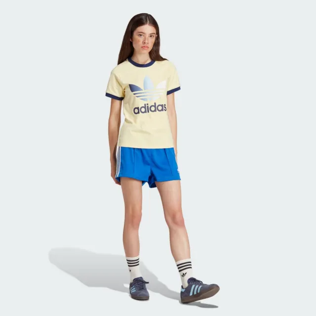 【adidas 愛迪達】運動服 短袖 T恤 女上衣 GRADIENT CALI T(IR6036)