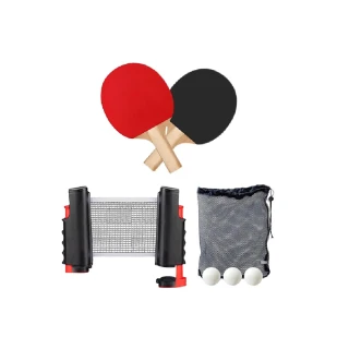 【居然好日子】乒乓球網 伸縮桌球網 可攜式乒乓球網(桌球組 桌球網 乒乓球網架 乒乓球拍)