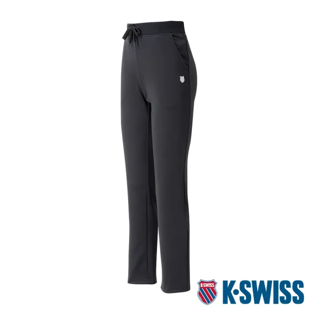 【K-SWISS】運動長褲 Basic Straight Pants-女-黑(194457-008)