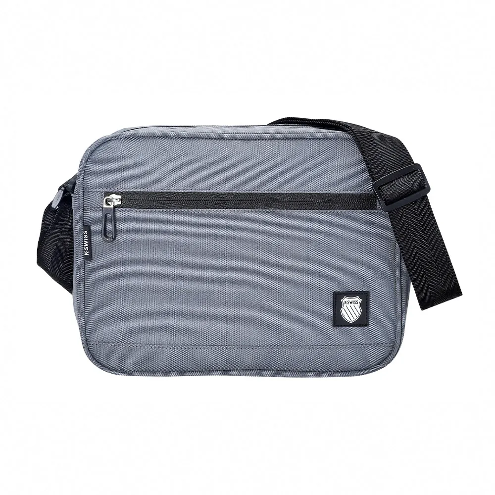 【K-SWISS】運動斜肩包 Shoulder Bag-灰(BG372-057)