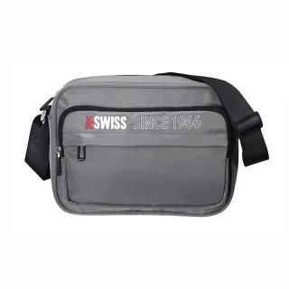 【K-SWISS】運動斜肩包 Shoulder Bag-灰(BG370-057)