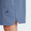 【adidas 愛迪達】M LNG SHO Q2 男 短褲 運動 訓練 休閒 日常 舒適 拉鍊口袋 霧藍(IS1611)