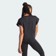 【adidas 愛迪達】Studio T-Shirt 女 短袖 上衣 運動 訓練 瑜珈 皮拉提斯 吸濕排汗 黑(IP1860)