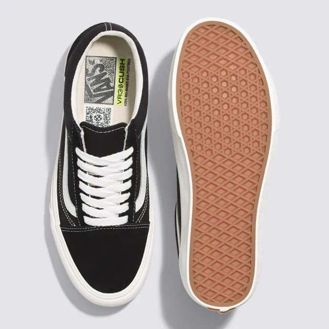 【VANS 官方旗艦】Old Skool VR3 男女款黑色滑板鞋/休閒鞋