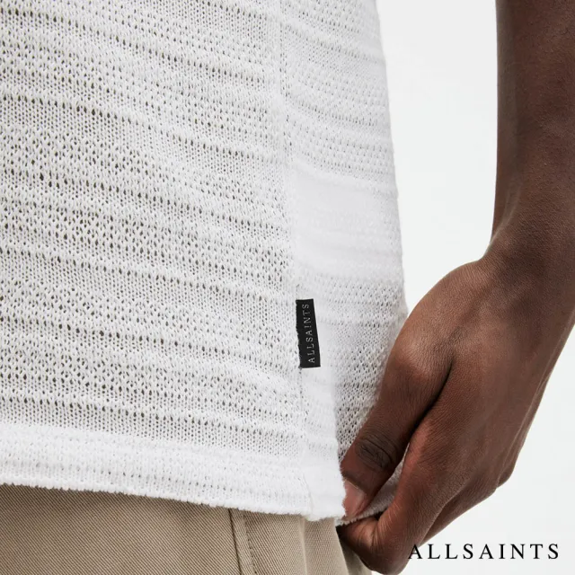 【ALLSAINTS】DRAX 純棉寬鬆無袖背心-白 MD520Z(舒適版型)