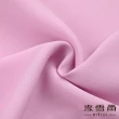 【MYVEGA 麥雪爾】單邊珍珠絲巾飄逸袖雪紡上衣-桃粉(2024春夏新品)