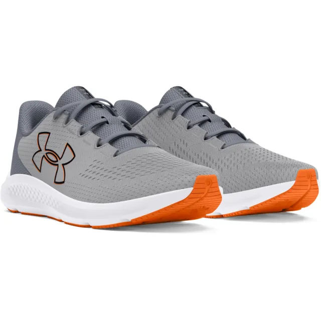 【UNDER ARMOUR】UA 男 Charged Pursuit 3 BL 慢跑鞋 運動鞋_3026518-106(灰色)