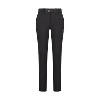 【Mammut 長毛象】Aegility Pants AF Women 日系機能舒適防潑水長褲 黑色 女款 #1022-02240